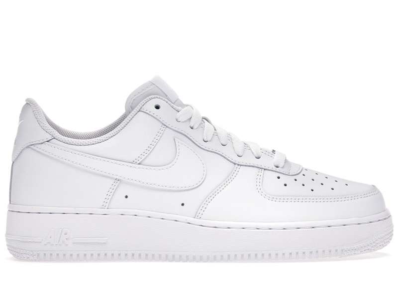 all white nike air force 1 mens