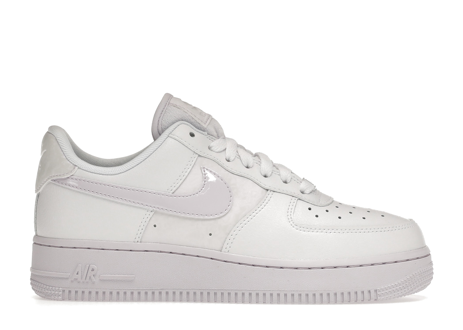 white barely grape air force 1