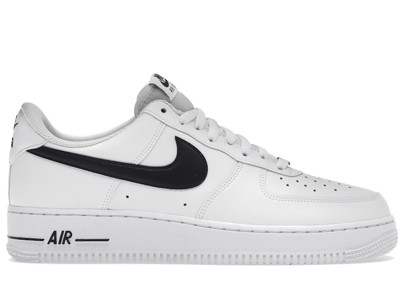 white airforce with black