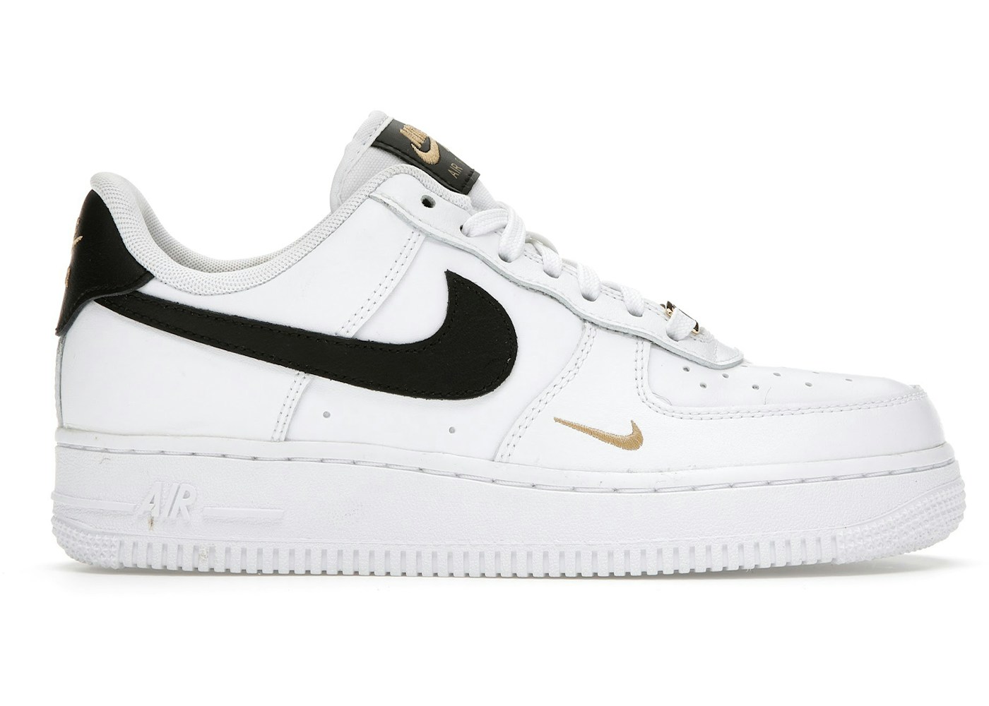 Nike air force 1 schwarz gold Clearance