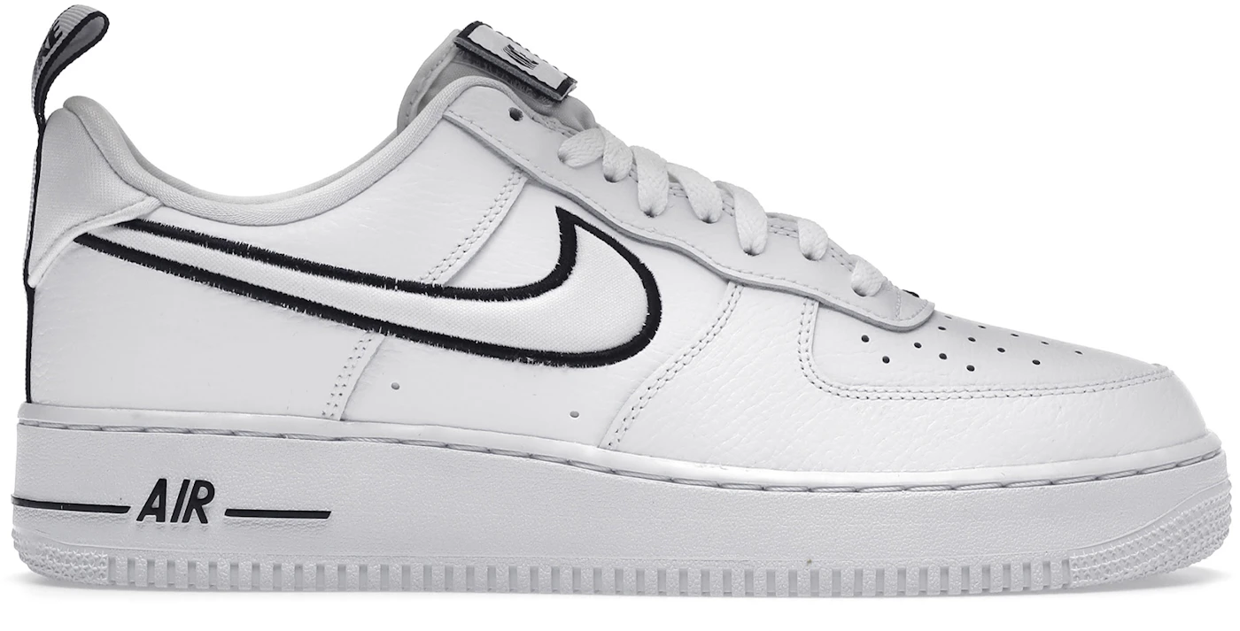 Air Force 1 Low White Black Outline Swoosh - DH2472-100 - US