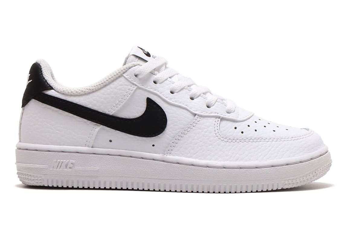 Pre-owned Nike Air Force 1 Low White Black (ps) In White/black