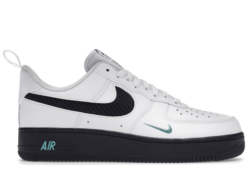 Air force 1 white and store black tick