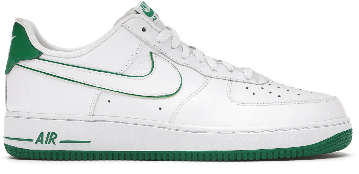 Nike Air Force 1 Low White Court Green Men's - 488298-102 - GB