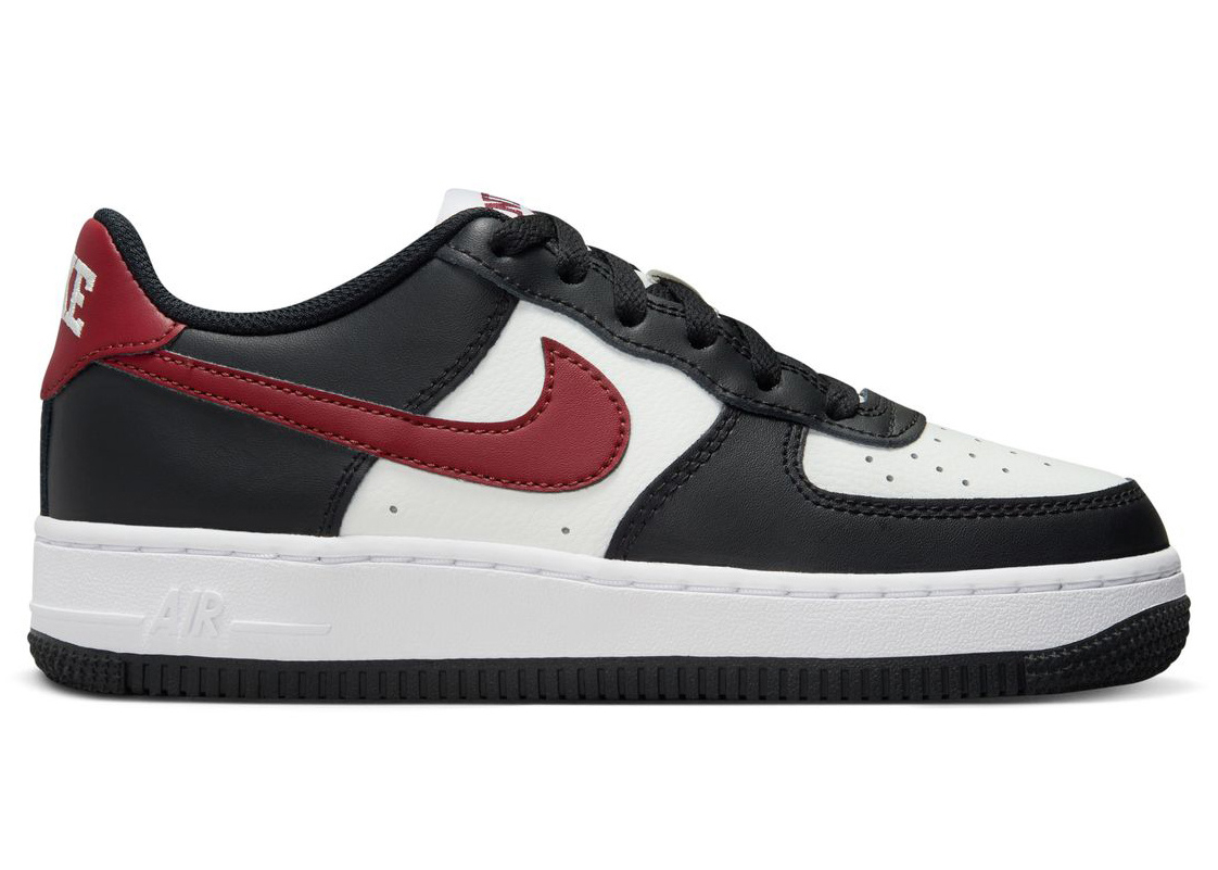 Nike Air Force 1 Low White Dark Team Red (GS)