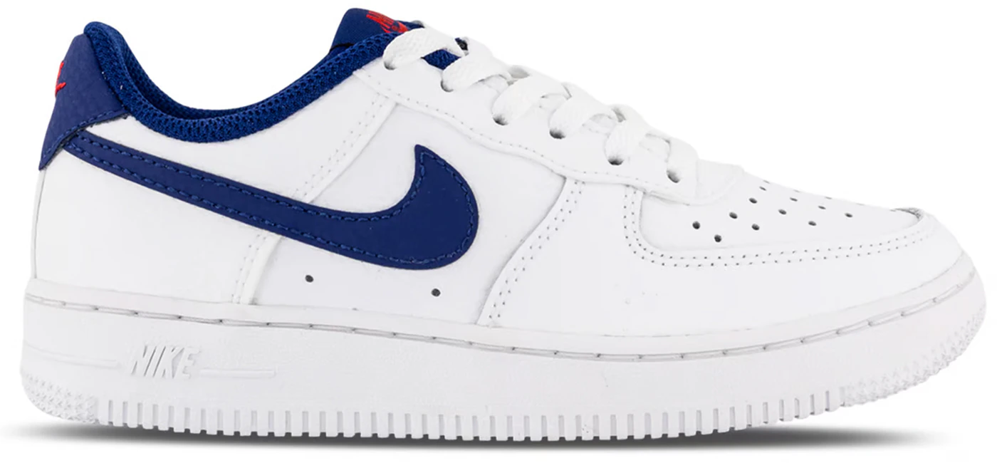 Nike PS Air Force 1 Low - White / White / Picante Red 11C