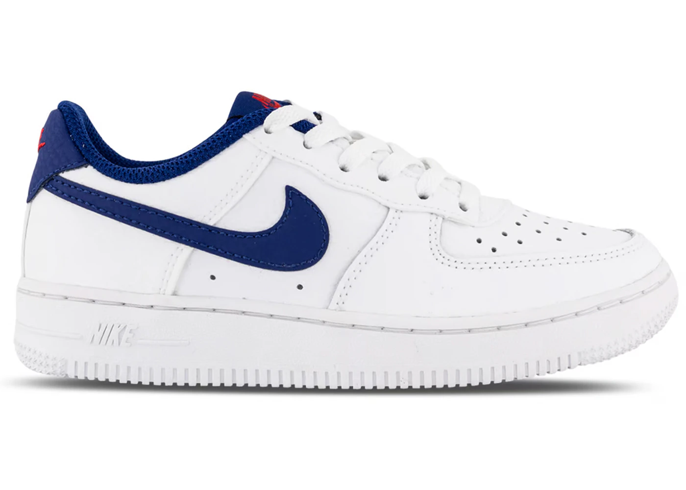 Nike Air Force Low White Deep Royal Blue University Red (PS