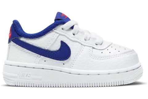Nike Air Force Low Blanco Deep Azul real Azul University Rojo