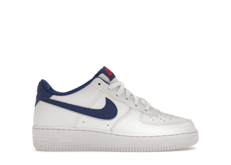 Nike Air Force 1 Low White Deep Royal (GS) Kids' - CT3839-101 - US