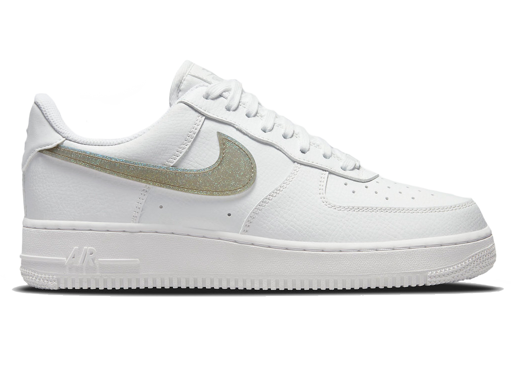white air force 1 gold tick