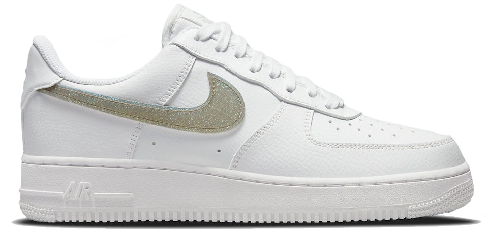 Force 1 Low White Gold Swoosh (Women's) - DH4407-101 - US