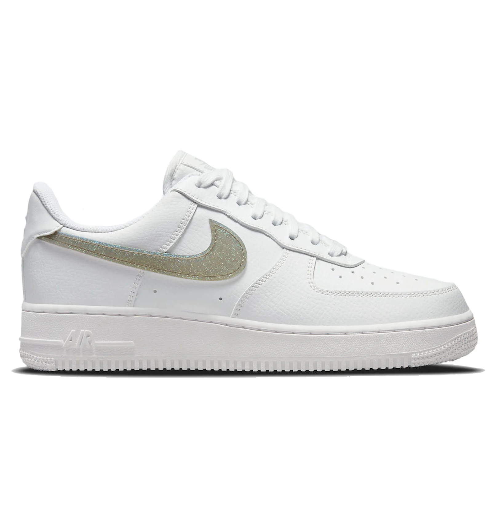 White nike gold swoosh Clearance