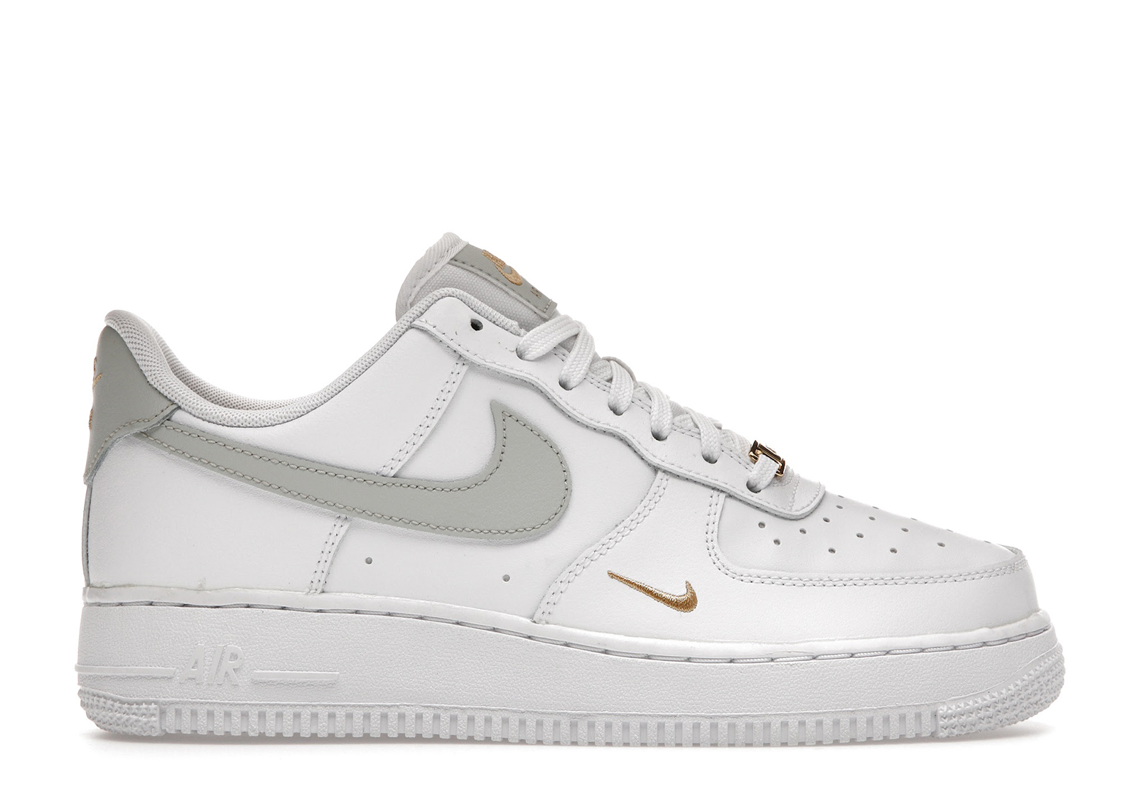 womens air force 1 white and gold