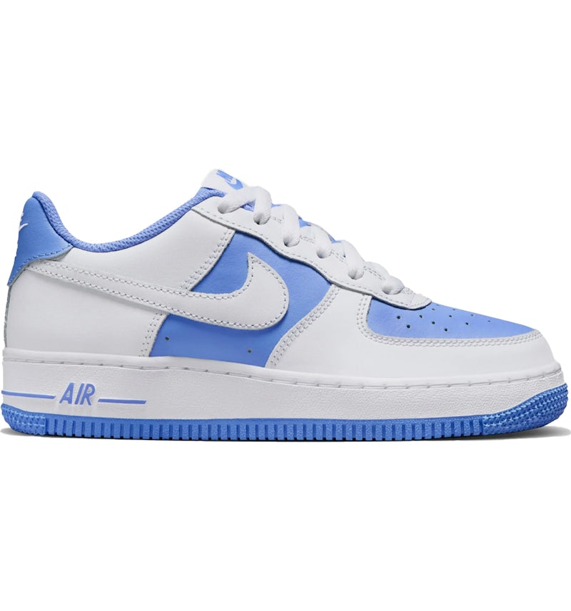 Nike Air Force Low White Light Blue (GS) HV0936-100 US