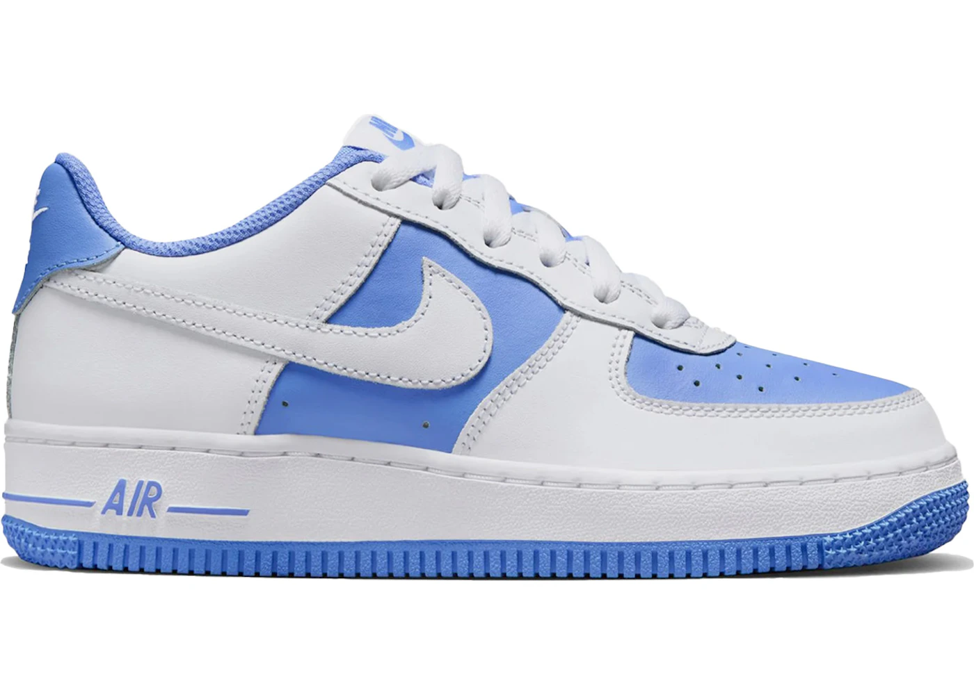 Nike Air Force Low White Light Blue (GS) HV0936-100 US