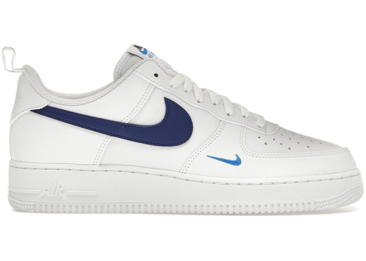 Nike Air Force Low White Light Photo Blue Deep Royal Blue Men's