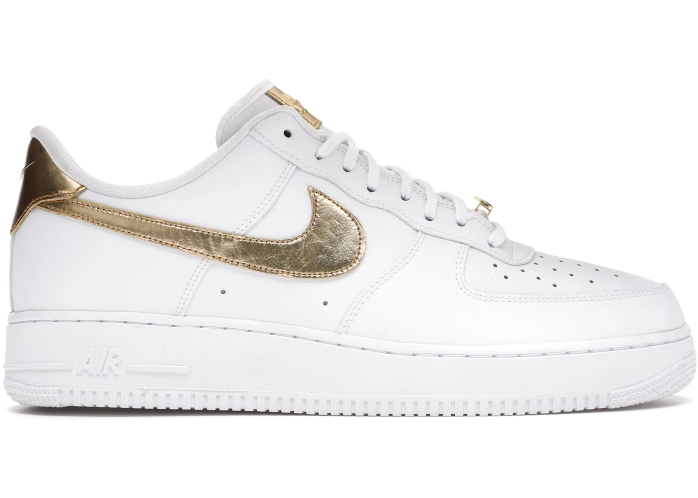 Nike Air Force 1 Low White Metallic Gold (2020) Men's - DC2181-100 - US
