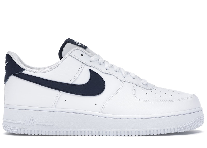 navy and white air force 1