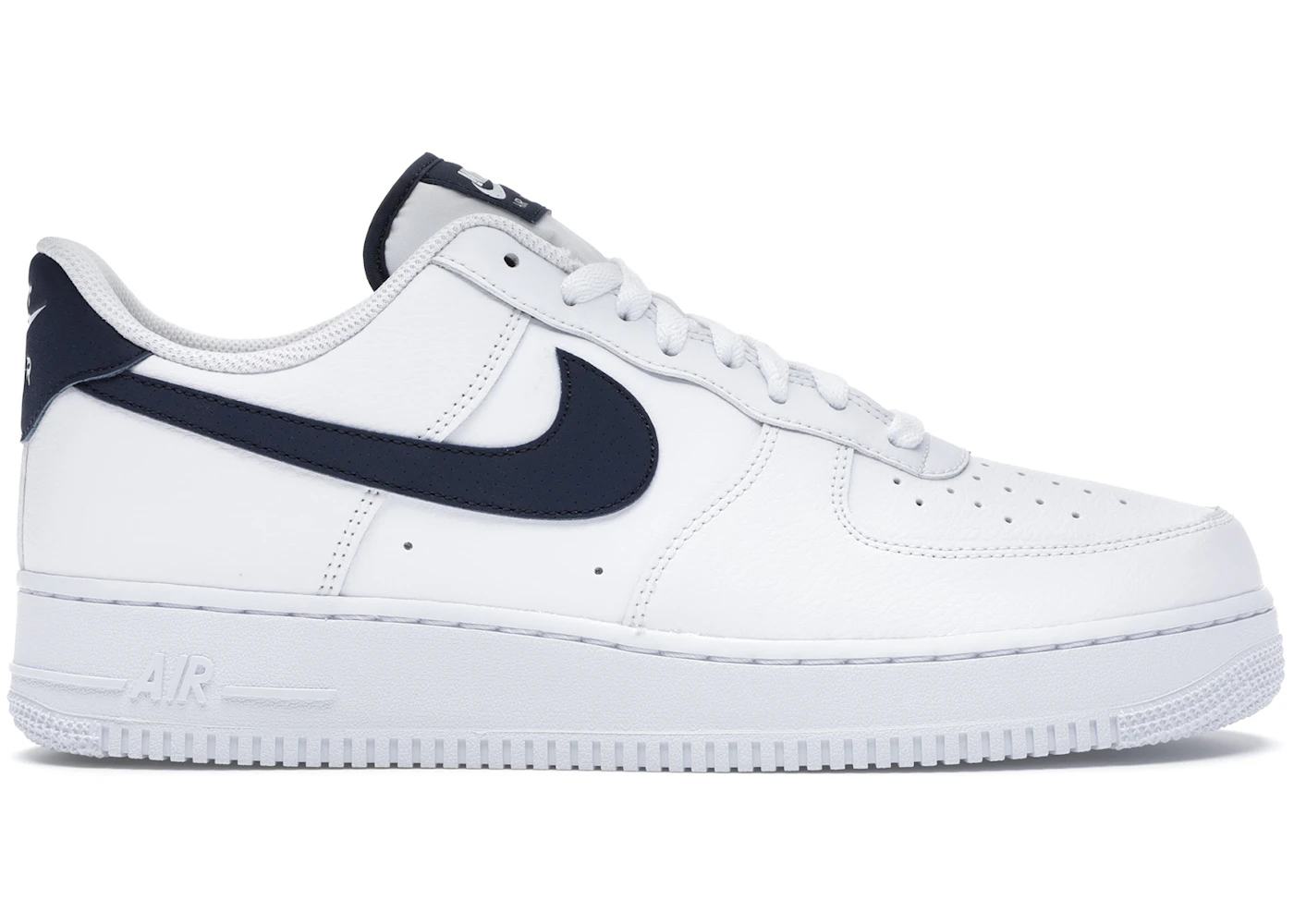 Nike Air Force Low White Midnight Navy (2020) Men's CJ1607-100