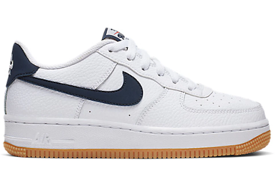 Nike Air Force 1 Low White Obsidian (GS)
