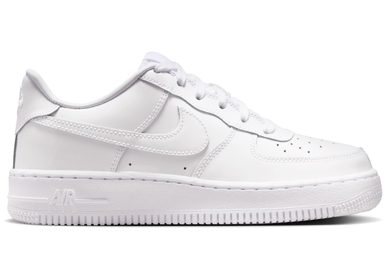 Nike Air Force 1 Low White Patent (GS)