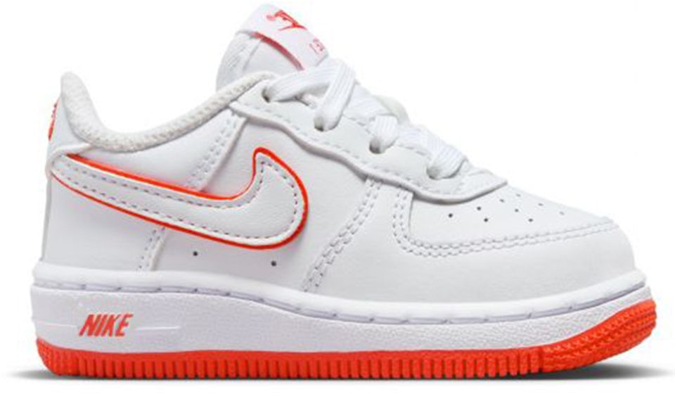  Nike Men's Air Force 1 Shoe, Picante Red-white, 12