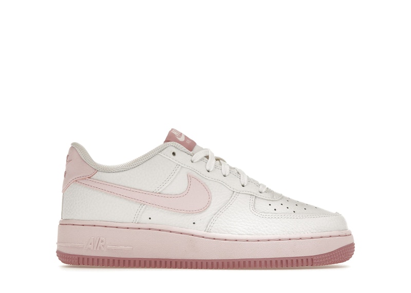 Nike air force white cheap and pink