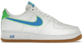 Nike Air Force 1 Low White Poison Green Photo Blue Gum