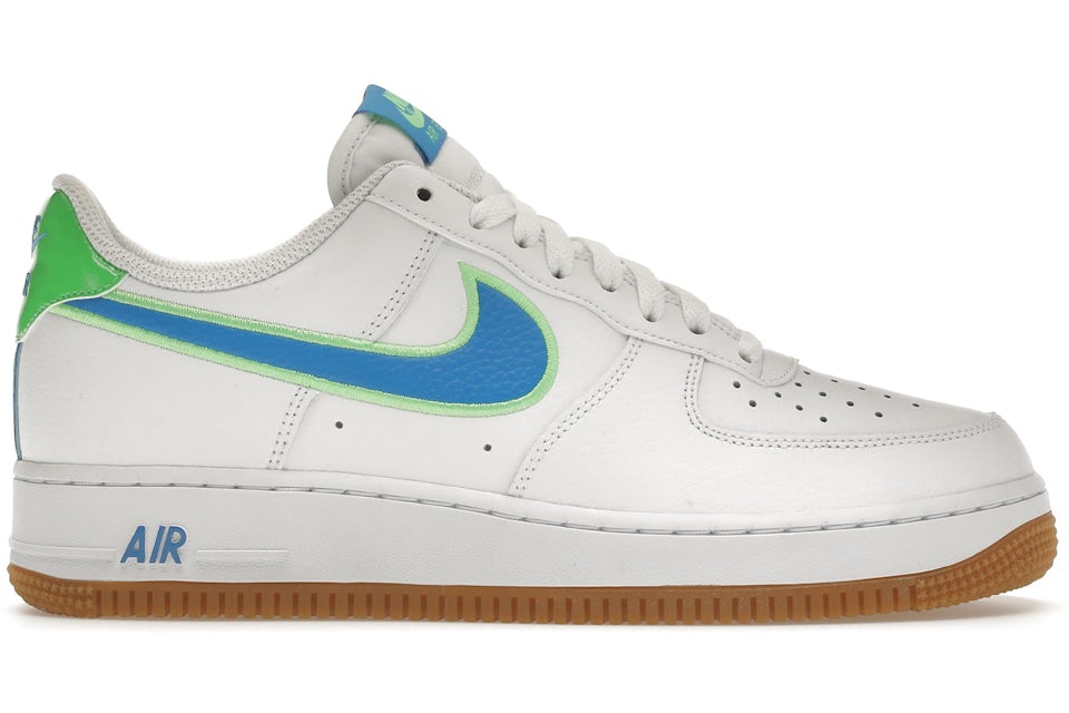 Nike Air Force 1 Low 'White Bright Blue Green
