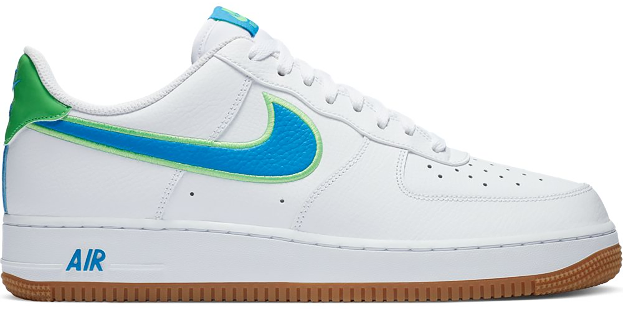 air force 1 blue and green