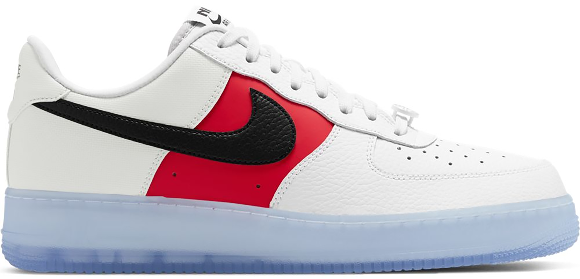 air force 1 white red black