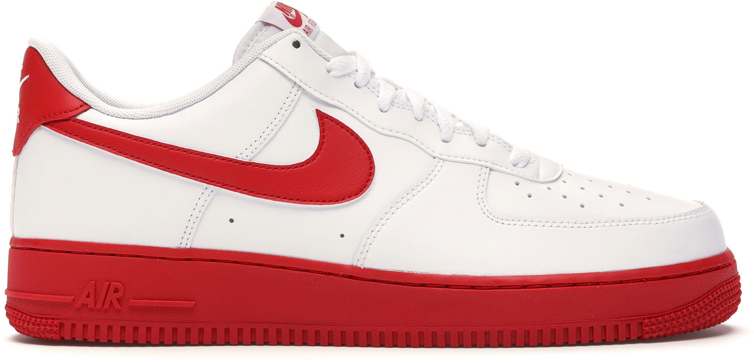White Air Forces Red Tick | escapeauthority.com