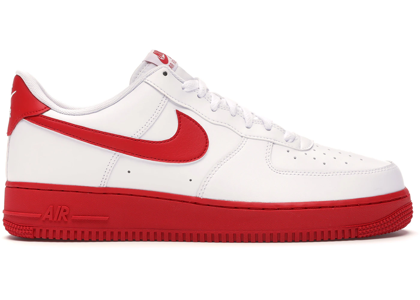 Nike Men Air Force 1 &07 Low Red,White 13