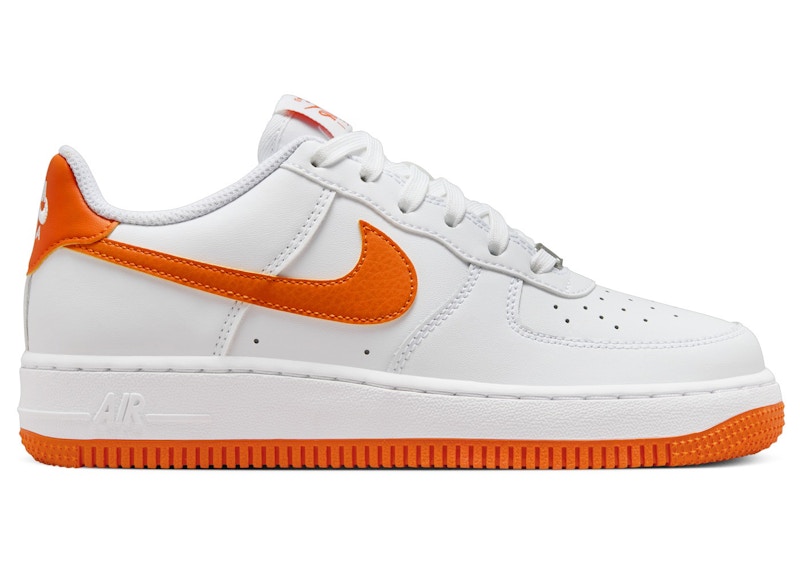 Nike air force 1 low white and orange on sale