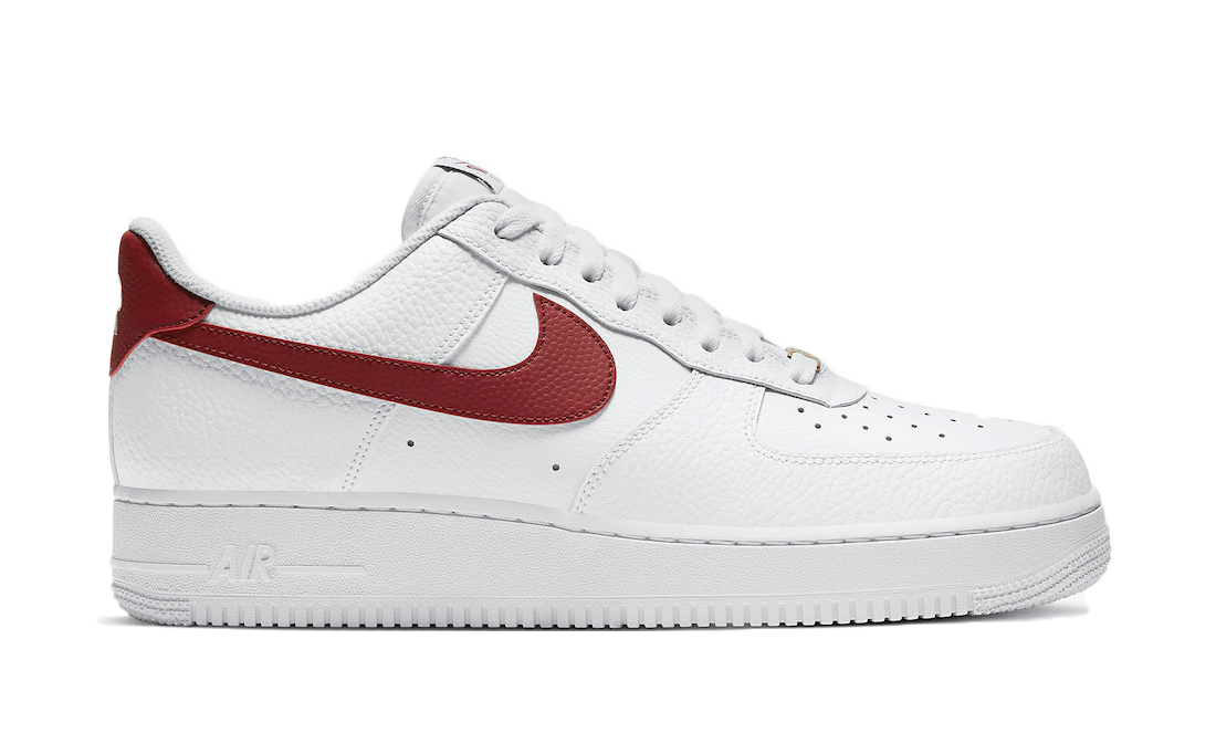 nike air force 1 low white red