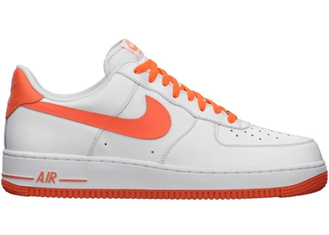 Nike Air Force 1 Low White Total Orange (2012) Men's - 488298-113 - US