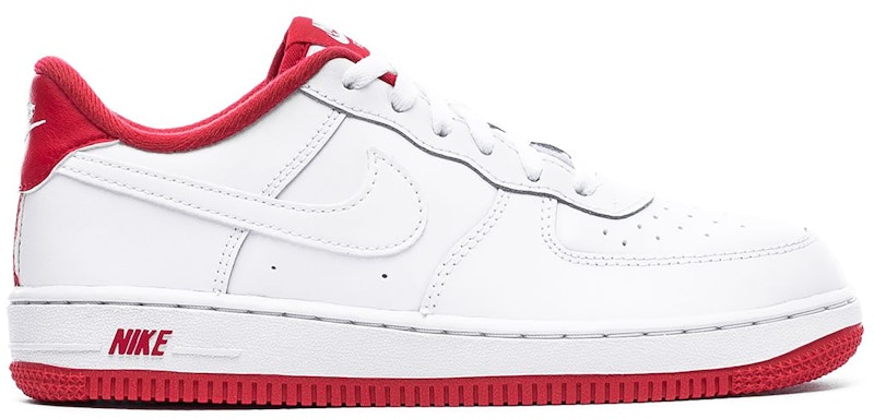 nike air force 1 low white university red