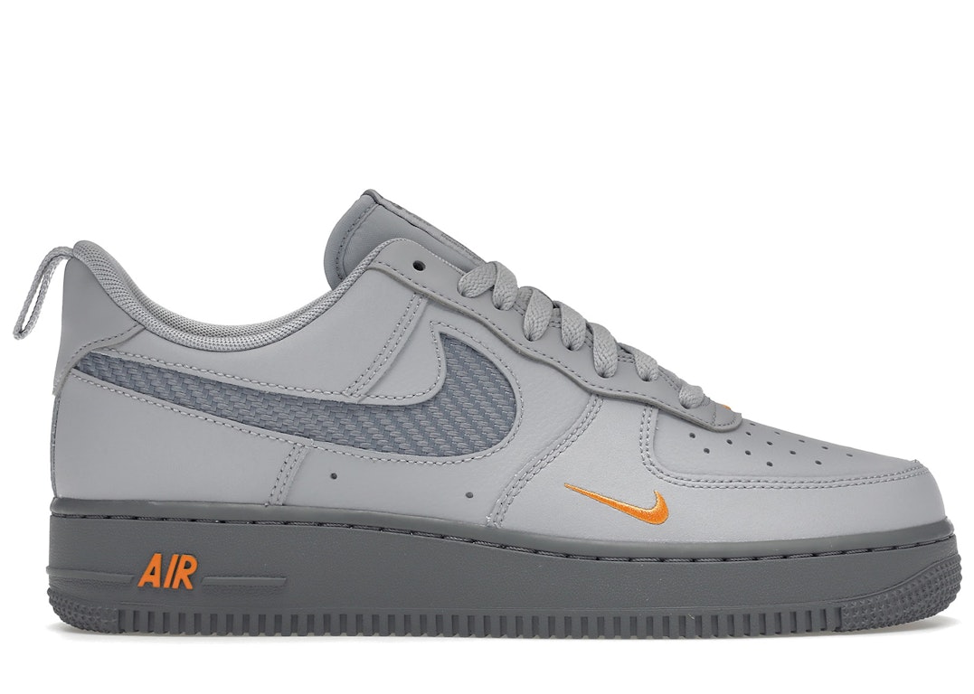 Pre-owned Nike Air Force 1 Low Wolf Grey Kumquat In Wolf Grey/cool Grey/kumquat