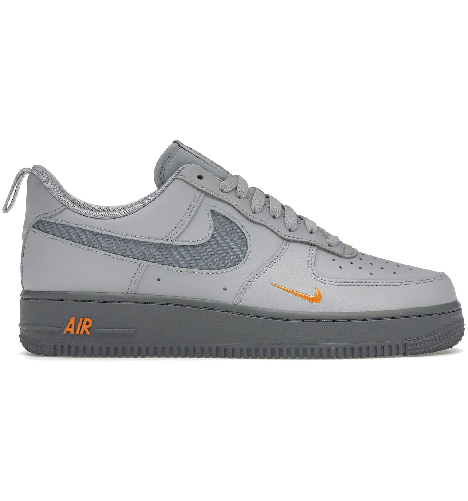 Nike air force grey orange Clearance