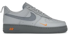 Nike Air Force 1 Low en gris claro y anaranjado kumquat