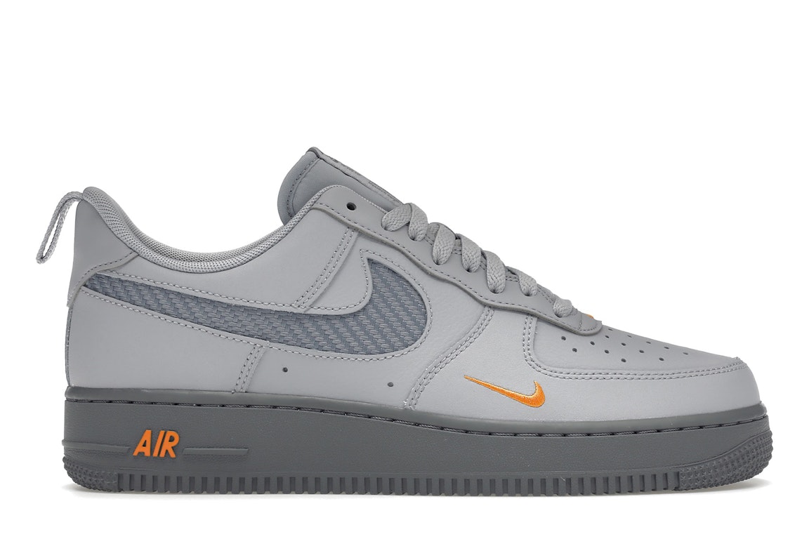 Pre-owned Nike Air Force 1 Low Wolf Grey Kumquat In Wolf Grey/cool Grey/kumquat