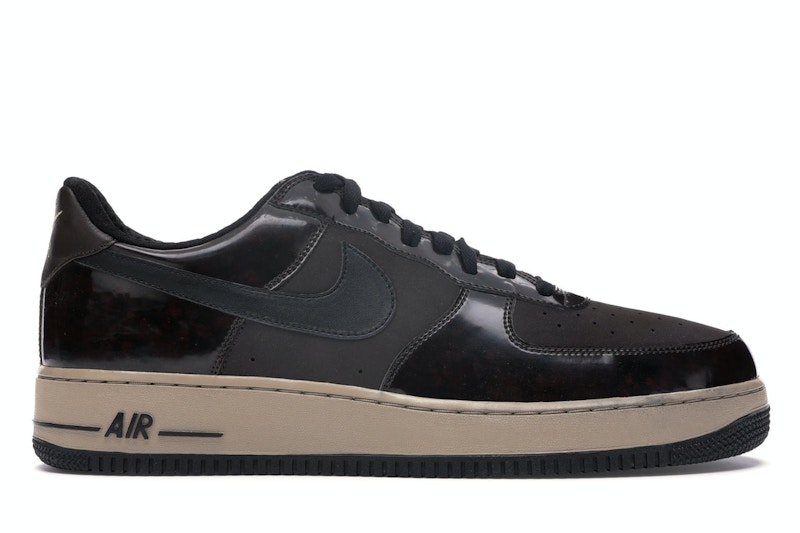 Pre-owned Nike Men's Air Force 1 Low Woodgrain Sneakers In Baroque Brown/back/bone