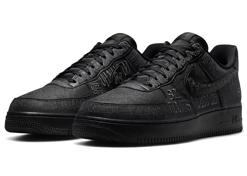 Nike Air Force 1 Low World Tour Black Men's - II1549-001 - US