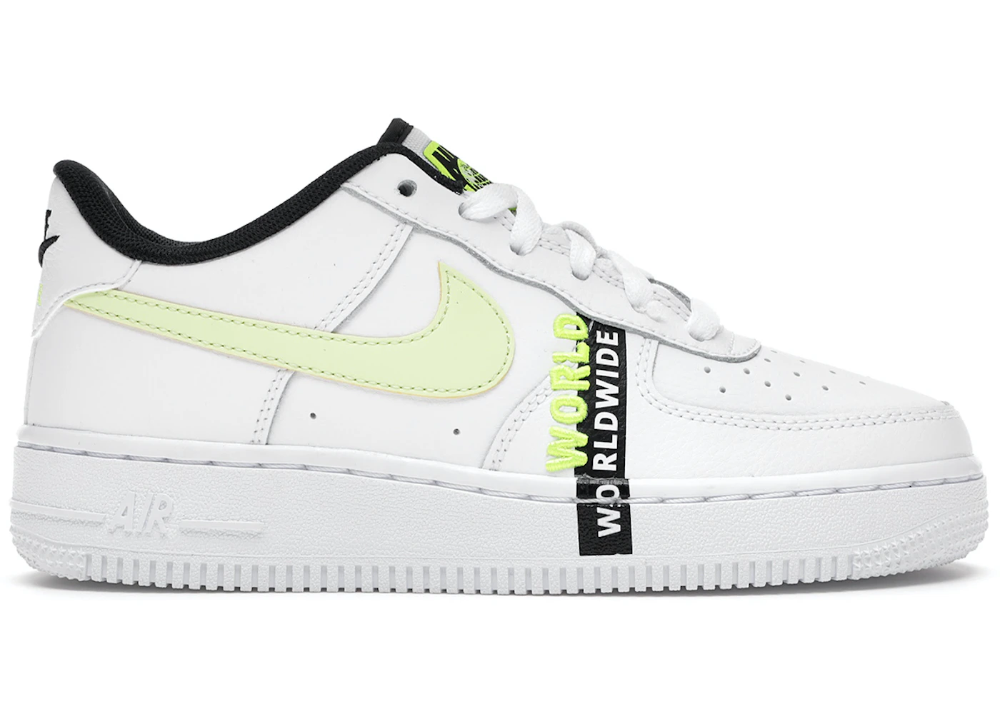 Prophecy Passive domain Nike Air Force 1 Low Worldwide White Barely Volt (GS) - CN8536-100 - US