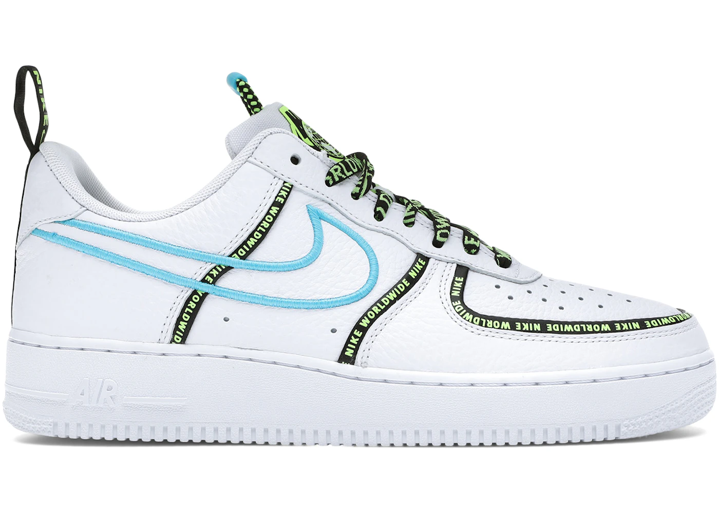 Nike air force 1 worldwide white volt Clearance