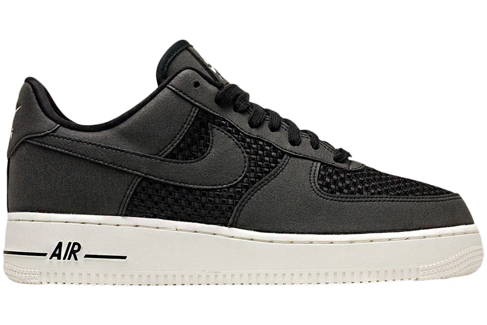 Nike Air Force 1 Low Woven Black Black Sail Men's - AQ8624-001 - US