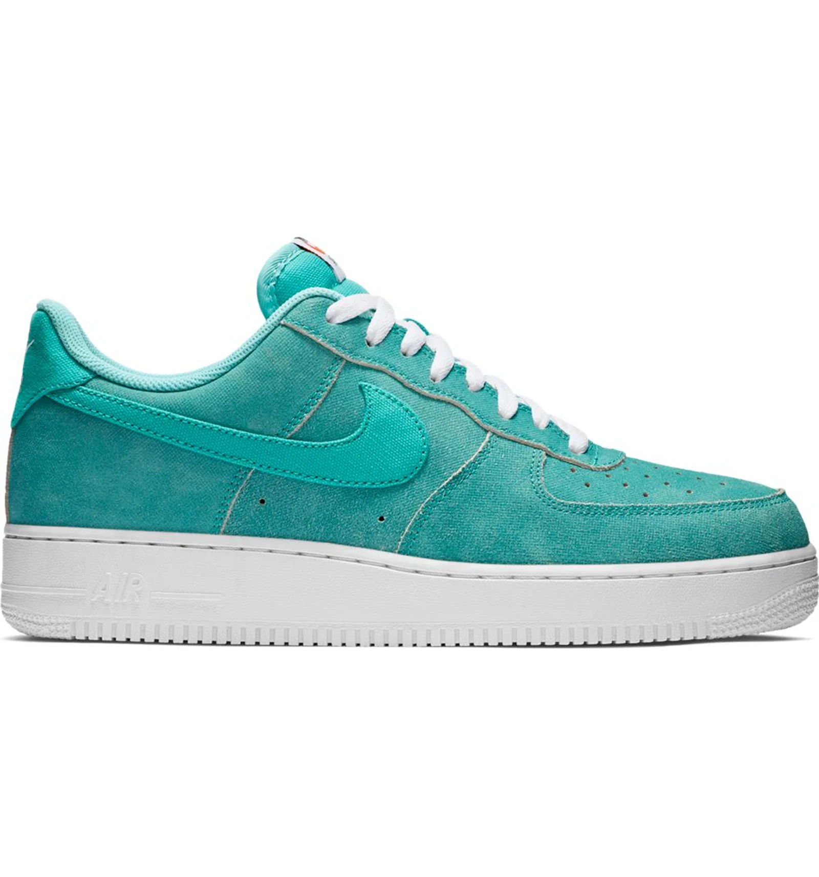Nike air force top 1 low turquoise