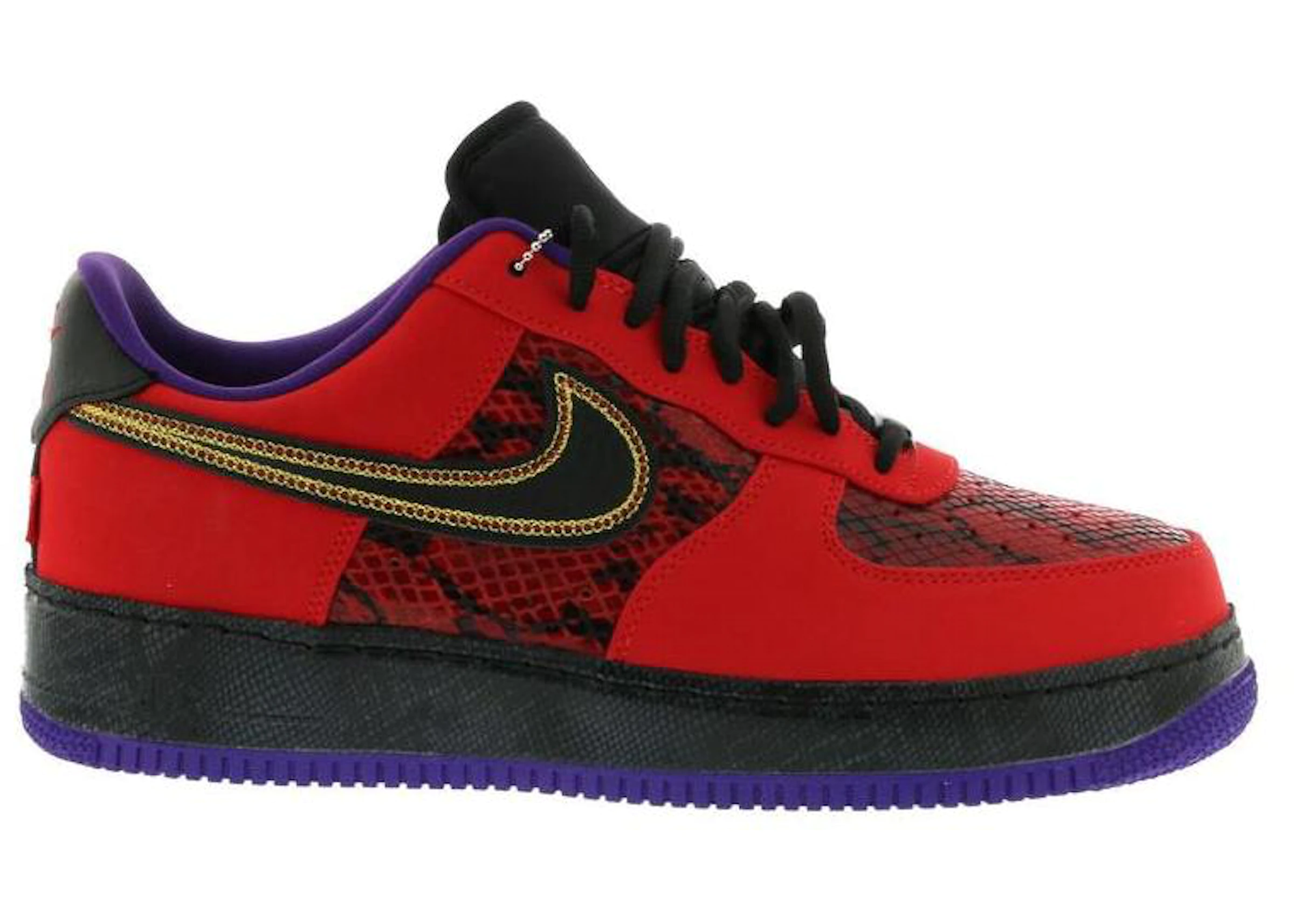 Mand documentaire trechter Nike Air Force 1 Low Year of the Snake - 555106-600 - US