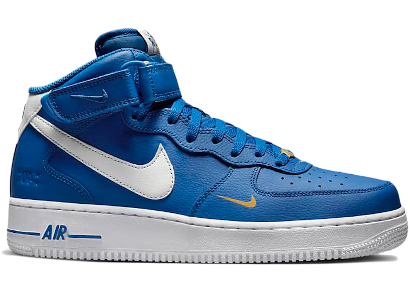 Nike air force 1 07 mid blue Clearance