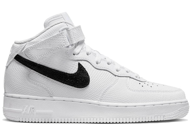 White and black air force 1 mid sale